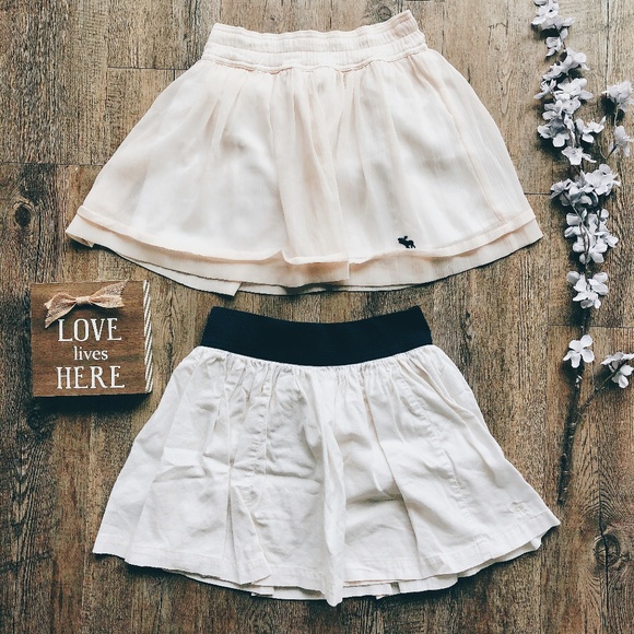 abercrombie kids Other - Abercrombie XL Chiffon & Cotton Skirt Bundle